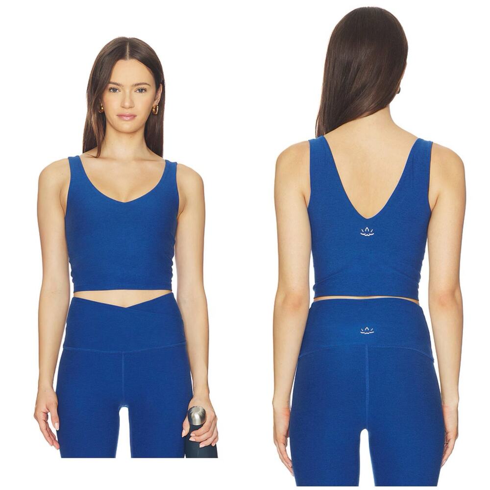 Beyond Yoga Spacedye Good Day Cropped Tank Blue Size XS